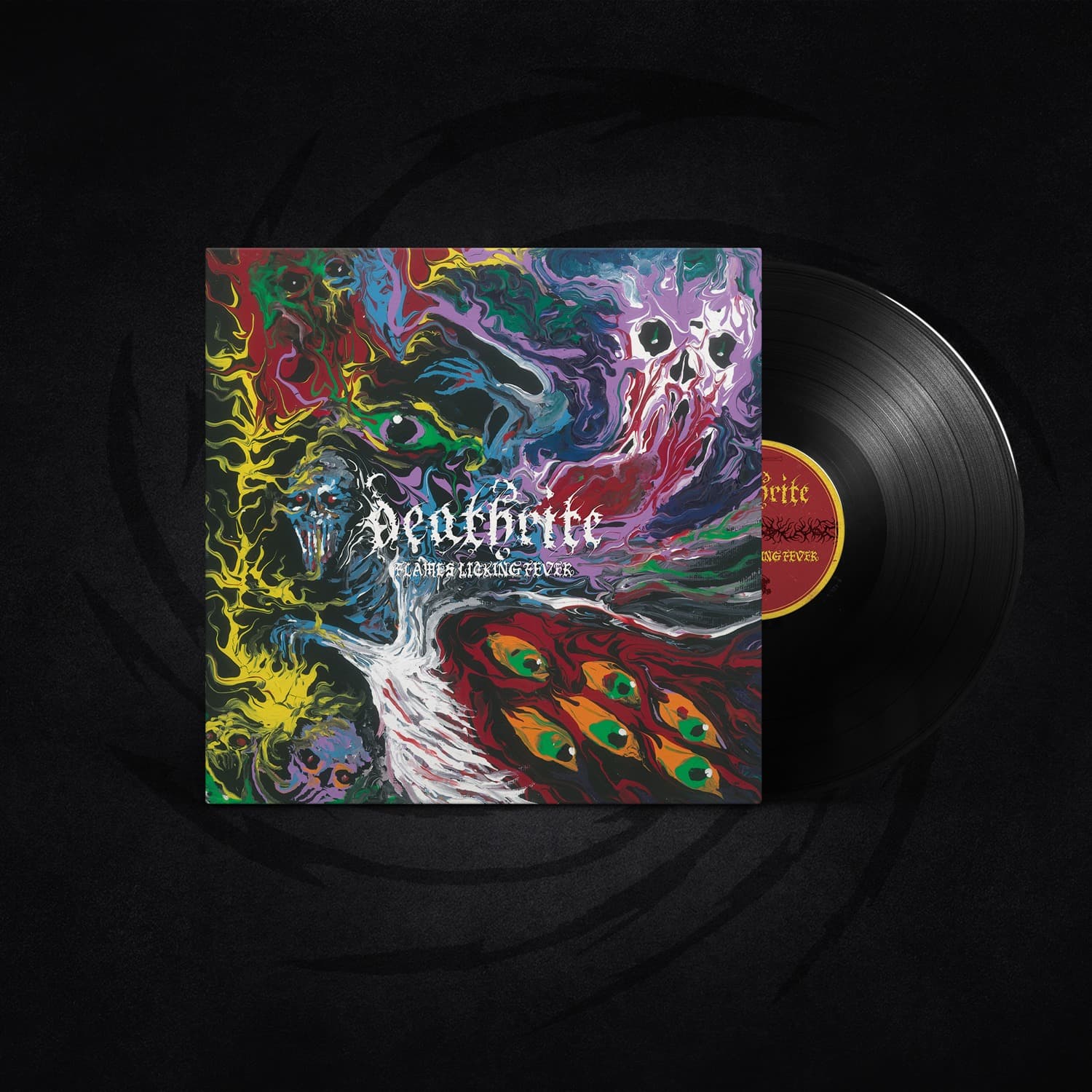 Deathrite - Flames Licking Fever LP (Black Vinyl)